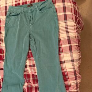 Judy Blue Turquoise Denim Jeans High Waist